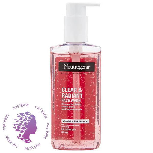 ژل شستشو صورت مدل clear and radiant حجم 200 میلی لیتر