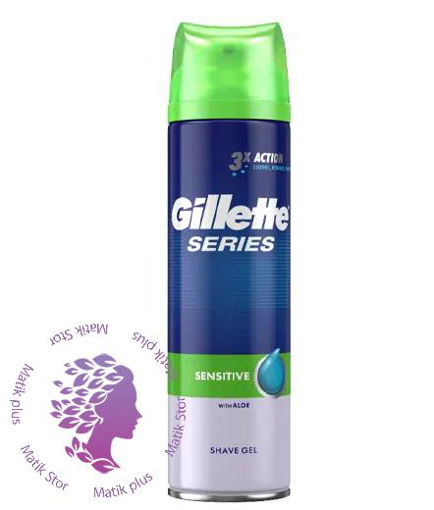 ژل اصلاح مردانه  سریس مدل Sensitive حجم 200 میلی لیتر