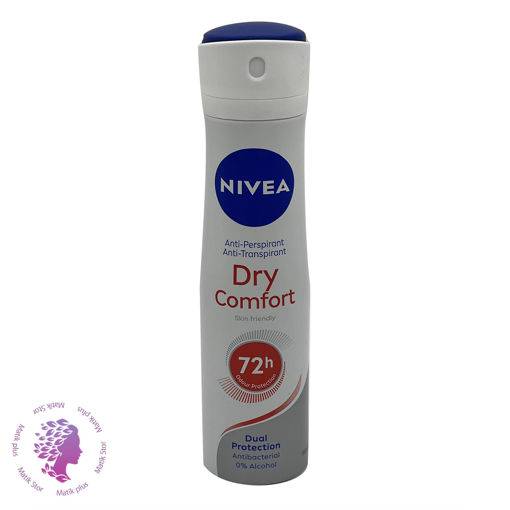 اسپری بدن زنانه مدل dry comfort حجم 200 میلی لیتر