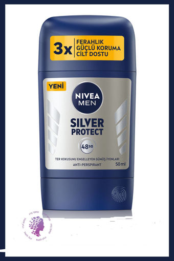 استیک ضد تعریق مردانه مدل Silver Protect حجم 50 میلی لیتر