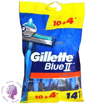 خود تراش ژیلت مدل Blue 2 Plus بسته 14 عددی