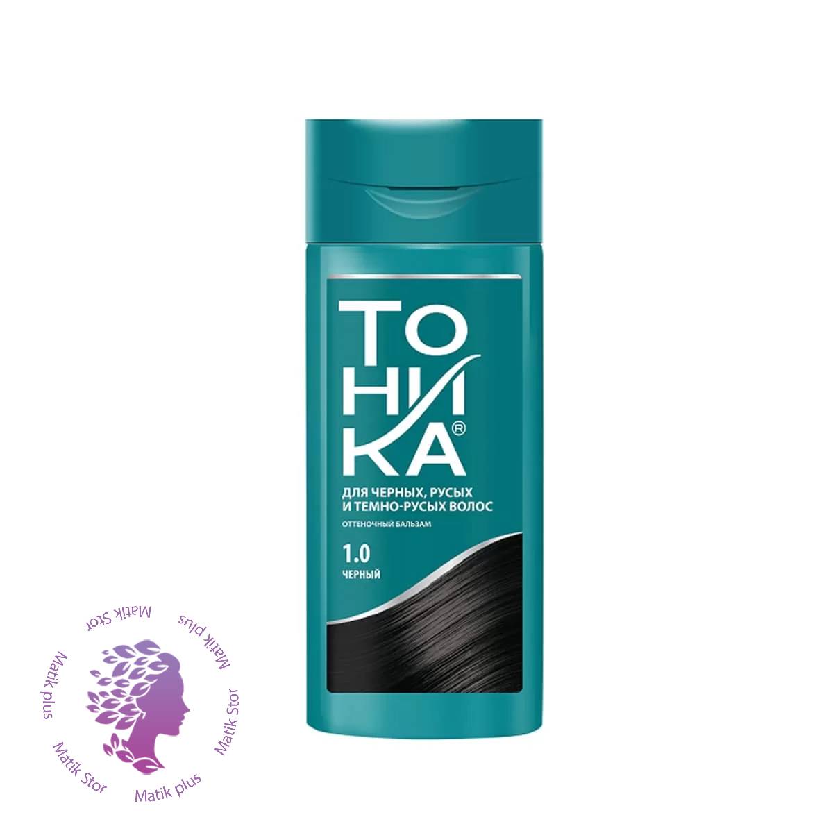شامپو رنگ تونیکا مشکی 1.0 Tohnka