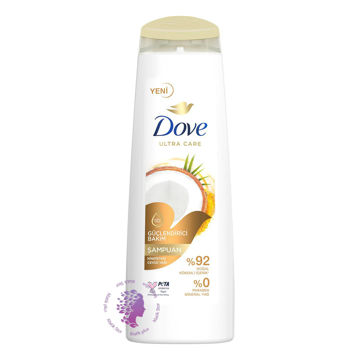 شامپو نرم کننده مو حاوی عصاره نارگیل و زردچوبه Dove