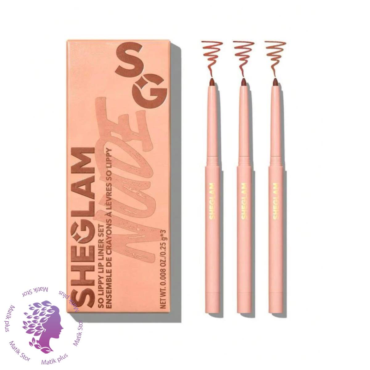 پک مداد لب سه تایی