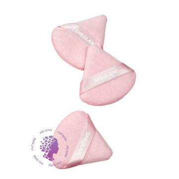 پاف و پد مخصوص پودر مدل اینستا ردی صورتی تکی