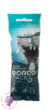 تیغ شش لبه تکی دورکو DORCO مدل Pace 6
