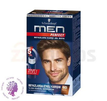 کیت رنگ مو مردانه Men Perfect قهوه‌ای شماره 60