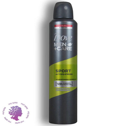 اسپری بدن مردانه داو مدل مدل Care Sport Active Fresh 250 میل