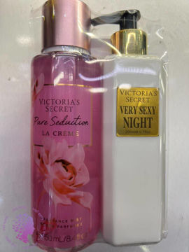 ست بادی اسپلش pure seduction و لوسیون very night اورجینال