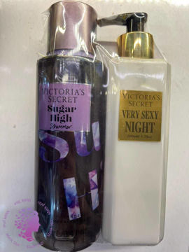 ست بادی اسپلش sugar high شاین دار و لوسیون very sexy night  اورجینال