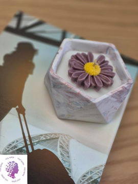 شات پنج ضلعی با گل بابونه
