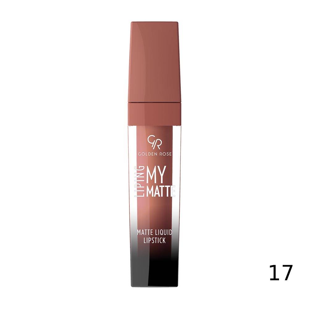 رژ لب مایع شماره 17 مدل my matte