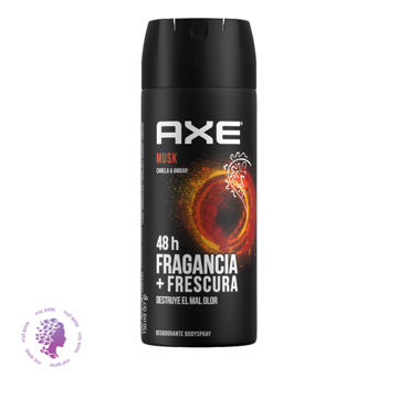 اسپری خوشبوکننده و ضد تعریق بدن مردانه مشک 150میل 48 ساعته Musk Body Spray	