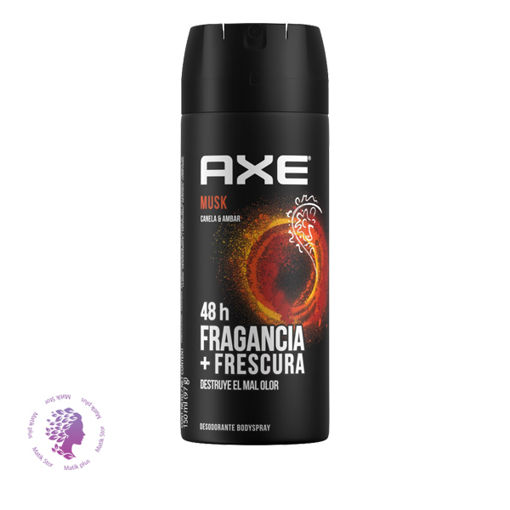 اسپری خوشبوکننده و ضد تعریق بدن مردانه  مشک 150میل 48 ساعته  Musk Body Spray