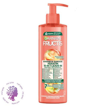 کرم موی 10 کاره مدل GOODBYE DAMAGE حجم 400 میل FRUCTIS GOODBYE DAMAGE 10-IN1 LEAVE IN CREAM