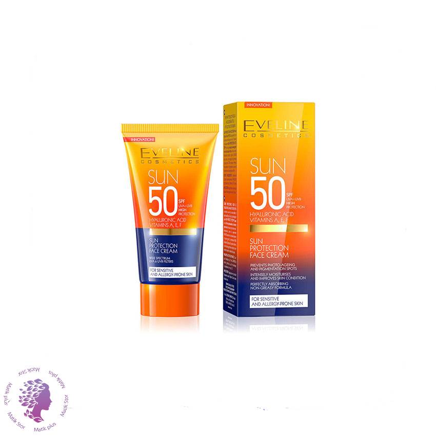 ضد آفتاب بی رنگ SPF 50 اس پی اف 50 میل