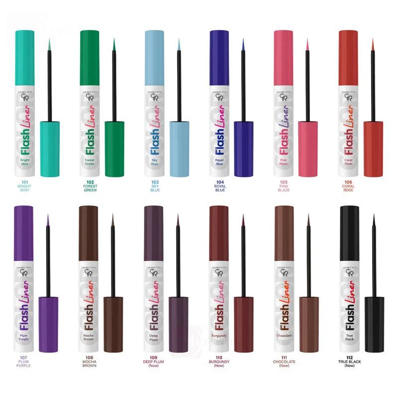 خط چشم رنگی مدل فلاش لاینر Flash Liner Colored Eyeliner رنگ بنفش شماره 107