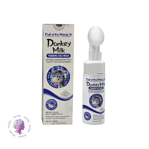 فیس واش فوم شستشوی صورت شیر الاغ حجم 150 میلی لیتر