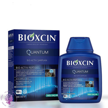 شامپو ضد ریزش  کوانتوم مناسب موهای چرب حجم 300 میلی لیتر