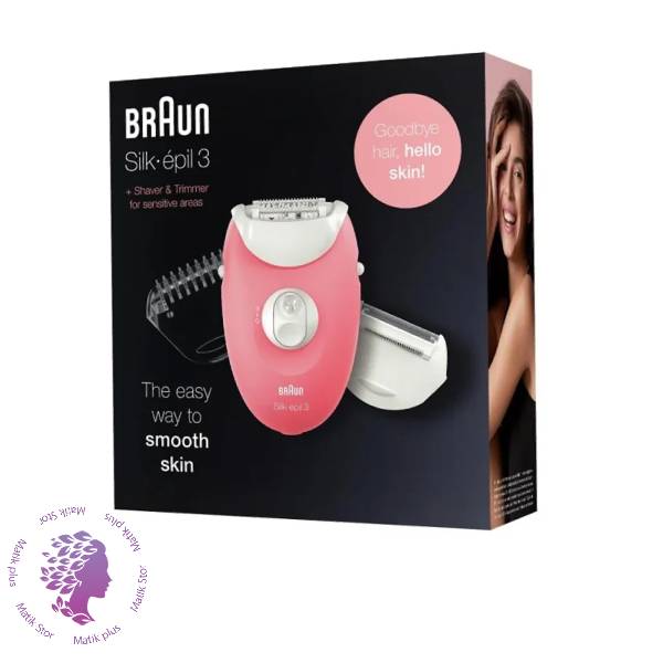 اپیلاتور  مدل BRAUN 3440 سه کاره آلمان