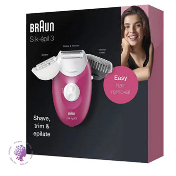 اپیلاتور  مدل BRAUN 3410 سه کاره آلمان
