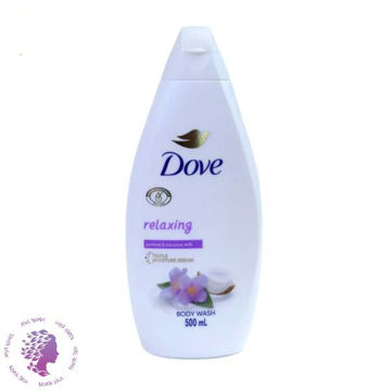 شامپو بدن آرامش بخش داو حاوی شیر نارگیل و گلبرگ یاس Dove Body Wash Relaxing Jasmine Petal & Coconut Milk 500ml