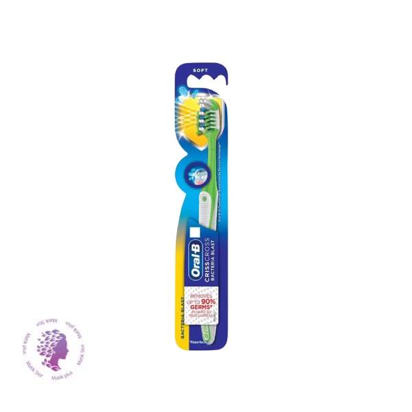 مسواک اورال-بی مدل CRISSCROSS GUM CARE INDICATOR با برس سافت