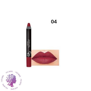 رژ لب مدادی مات  اصل شماره 04
