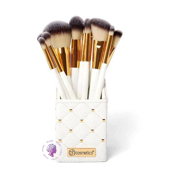 ست براش ۱۲ تایی bh استند دار مدل وایت