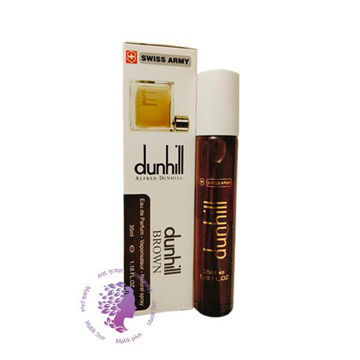 عطر جیبی سوئیس آرمی دانهیل قهوه ای مردانه 35 میل)