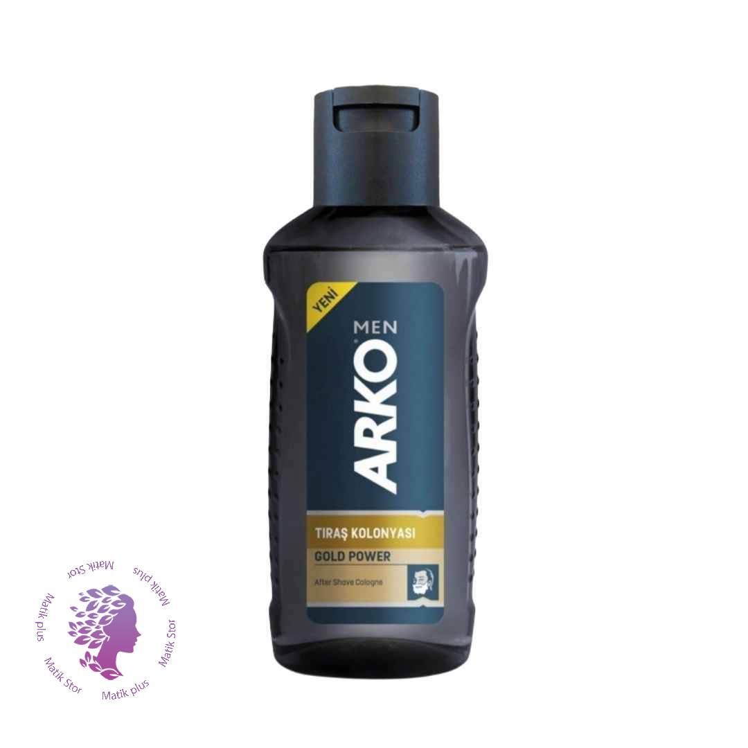 افتر شیو ادکلنی مدل gold power ایجاد حس خنکی و تازگی حجم 255 میل