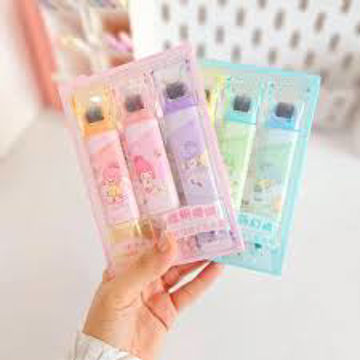 هایلایتر و مهر غلطکی طرح دختر