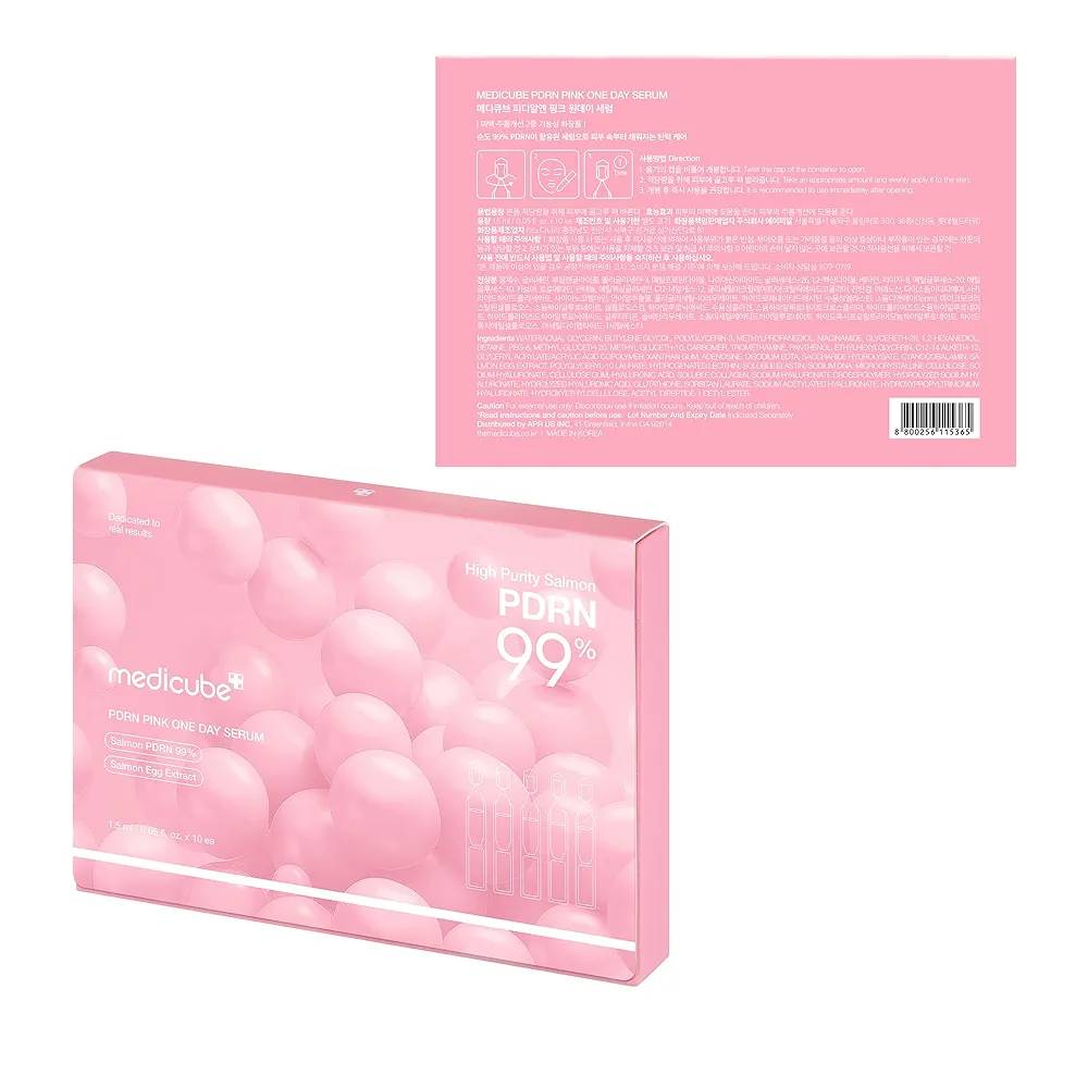 ست آمپول فشرده PDRN99% | پک 10 عددی | PDRN Pink Ampoule