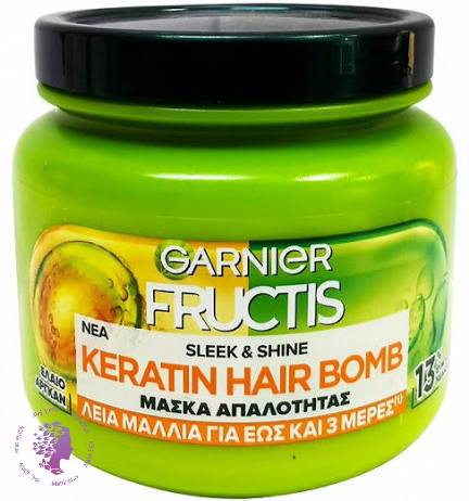 ماسک مو براق کننده و نرم کننده KERATIN HIAR BOMB حجم 320