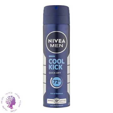 اسپری ضد تعریق مردانه مدل cool kick با رایحه خنک و ماندگاری 72 ساعته، بدون الکل، حجم 150 میلی‌لیتر