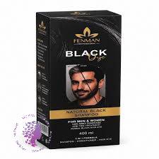 شامپو رنگ مو فنمن مدل natural رنگ مشکی حجم 400 میلی لیتر