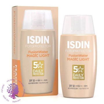 ضد آفتاب رنگی ایزدین مدل Fusion Water Magic رنگ لایت حجم 50 میل
