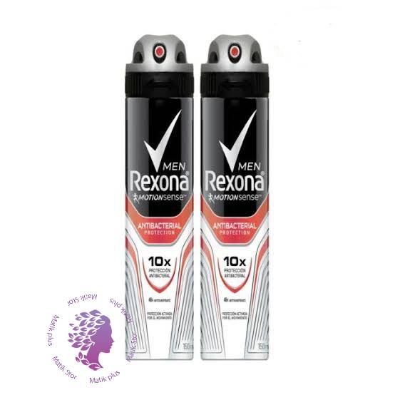 اسپری بدن مردانه رکسونا مدل آنتی باکتریال (ANTIBACTERIAL PROTECTION) حجم ۲۰۰ میل