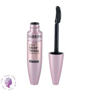 ریمل حجم دهنده گابرینی مدل Lash Exceptional حجم 12 میلی لیتر Gabrini Silicone Brush Mascara Volume