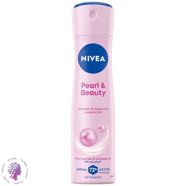 اسپری ضد تعریق زنانه نیوآ مدل Pearl & Beauty حجم 150ml ماندگاری 72 ساعت