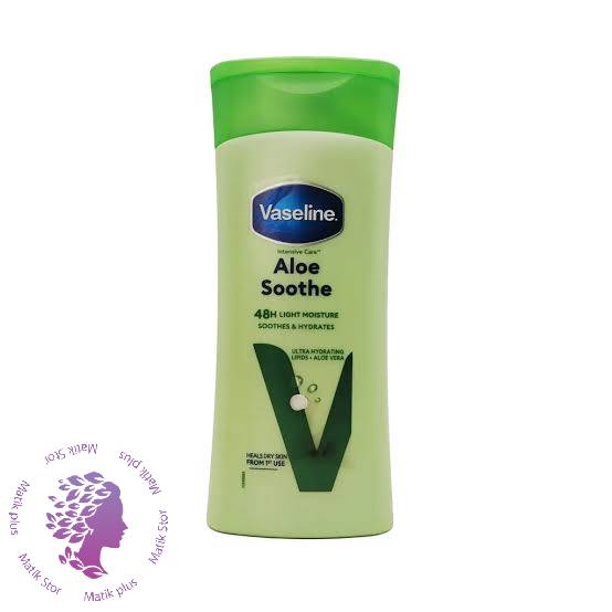 لوسیون بدن وازلین 200میل مدل Aloe Soothe